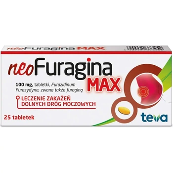 NEOFURAGINA MAX 100 mg x 25 tabletek