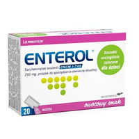 Enterol 250 proszek do sporządzania zawiesiny doustnej 0,25g x 20 saszetek