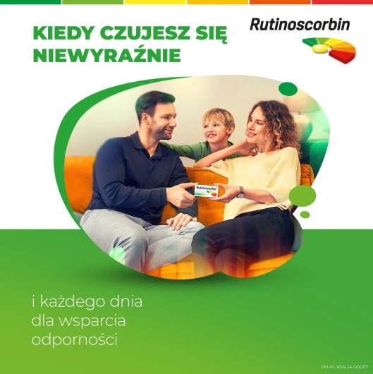 Rutinoscorbin (25 mg + 100 mg), 90 tabletek powlekanych