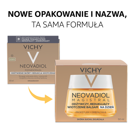 VICHY NEOVADIOL POST-MENOPAUSE Odbudowujący krem na dzień przeciw wiotczeniu skóry, 50ml