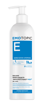 EMOTOPIC Balsam nawilżająco-natłuszczający MED+ do ciała - do codziennego stosowania, 400 ml