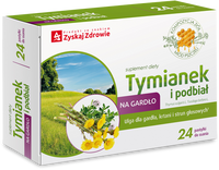 Tymianek i podbiał Zyskaj Zdrowie, 24 tabletki