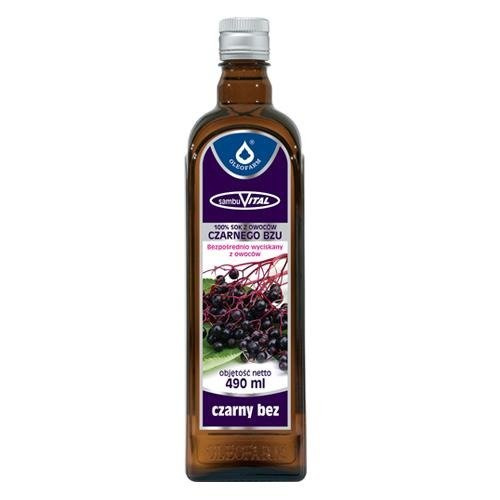 Sok z owoców Czarnego Bzu SambuVital 490ml