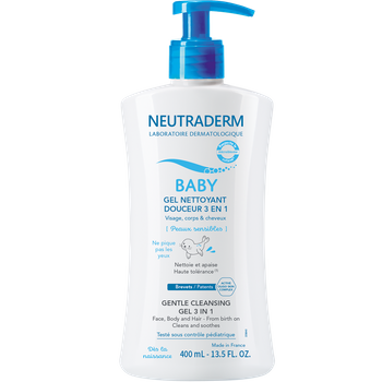 Neutraderm Baby Łagodny Żel Myjący 3w1, 400ml