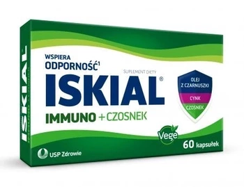 Iskial Immuno  + Czosnek 6+ kapsułki, 60 sztuk