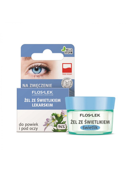 Floslek Żel ze świetlikiem lekarskim do powiek i pod oczy, 10 g