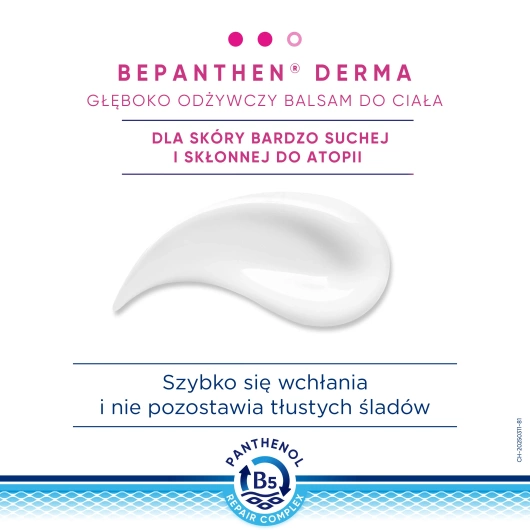 Bepanthen Derma Replenishing Głęboko odżywczy balsam do ciała, 200 ml