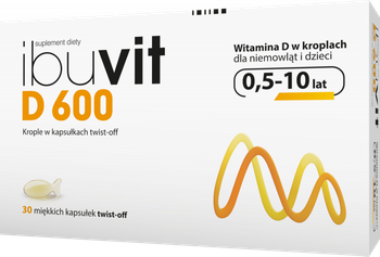 IBUVIT D 600, 30 kapsułek twist-off