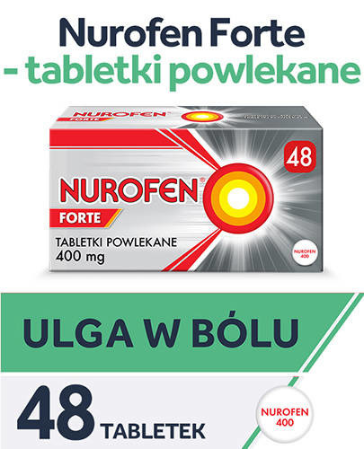 NUROFEN FORTE x 48 tabletek powlekanych