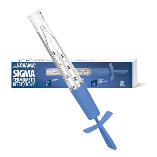 Novama Sigma Termometr bezrtęciowy w etui 