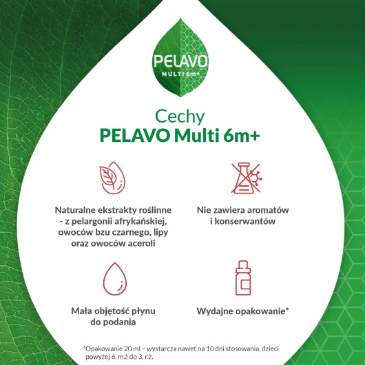 Pelavo Multi 6m+ krople, 20 ml