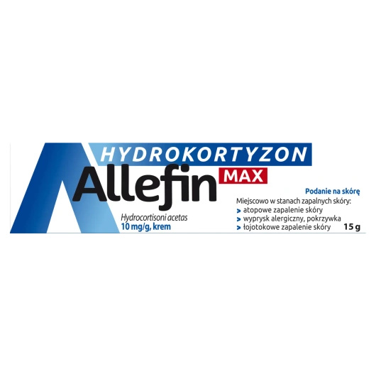 Hydrokortyzon Allefin Max 10 mg/g Krem, 15 g