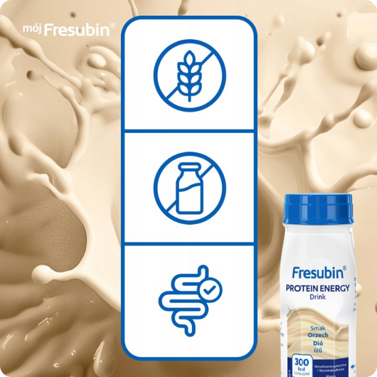 Fresubin Protein Energy Drink smak orzechowy, 4x200 ml