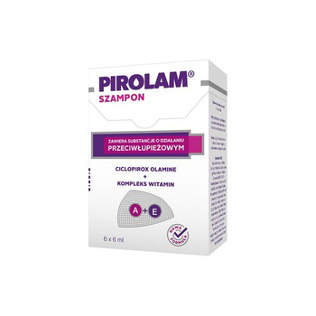 PIROLAM Szampon, 6 saszetek po 6 ml