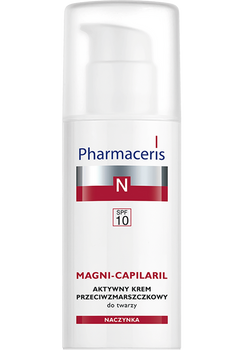 Pharmaceris N Magni-Capilaril Aktywny krem przeciwzmarszczkowy SPF 10 do twarzy, 50 ml