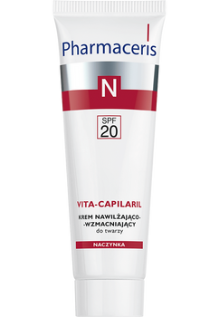Pharmaceris N Vita-Capilaril Krem nawilżająco-wzmacniający SPF 20 do twarzy, 50 ml