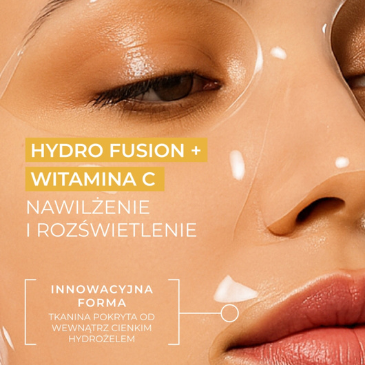L'BIOTICA PHF + Witamina C Nawilżenie & Rozświetlenie Hydrożelowa Maska do twarzy