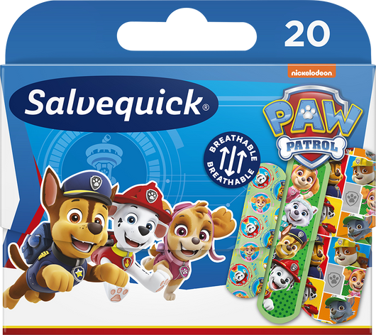 Plastry SALVEQUICK Psi Patrol, 20 sztuk