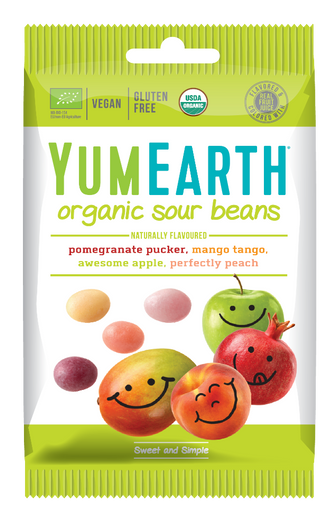 YumEarth Cukierki kwaśne fasolki, 50 g