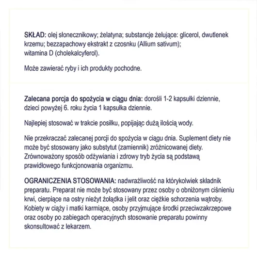 NATURELL Czosnek Forte Bezzapachowy, 90 kapsułek