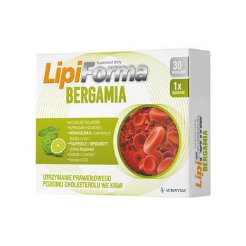 Lipiforma Bergamia, 30 kapsułek