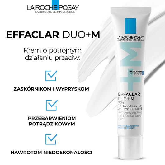 LA ROCHE-POSAY Effaclar Duo+M krem, 40ml