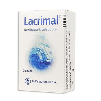 Lacrimal nawilżające krople do oczu 2x5ml