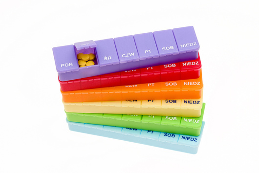 EL-Comp Kasetka do leków tygodniowa 1 pora dnia