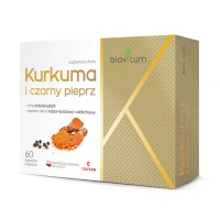 BIOVITUM KURKUMA I CZARNY PIEPRZ x 60 kapsułek