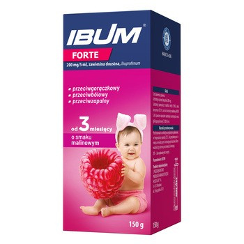 Ibum Forte zawiesina doustna 200 mg/5ml, 150 gram