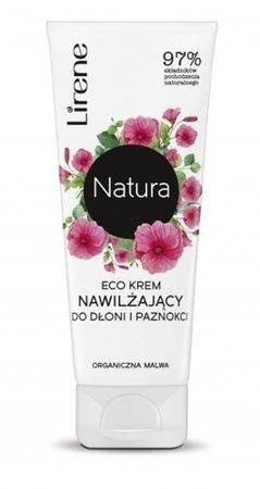 LIRENE NATURA ECO Krem nawilżający do rąk i paznokci organiczna malwa 75ml
