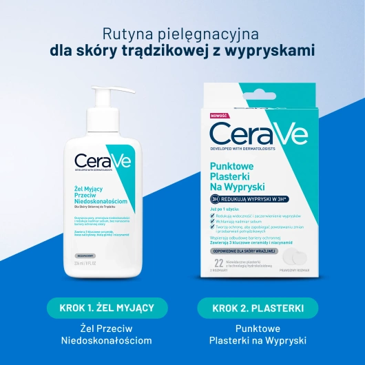 CeraVe Punktowe Plasterki na Wypryski, 22 plasterki