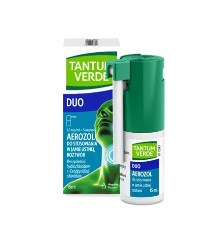 Tantum Verde Duo Spray na ból gardła, 15 ml