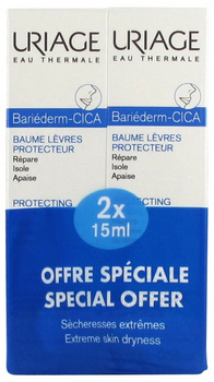 Uriage Bariederm-Cica Balsam do spierzchniętych ust, 2 x 15 ml