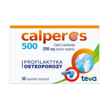 CALPEROS 500 200 mg, 30 kapsułek twardych