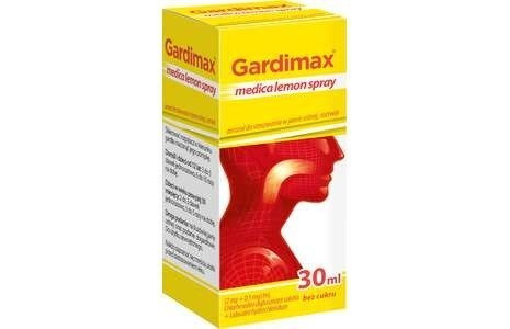 GARDIMAX MEDICA LEMON aerozol do jamy ustnej 30 ml