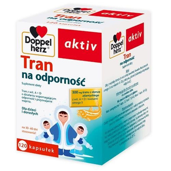 Doppelherz Aktiv Tran na odporność x 120 sztuk