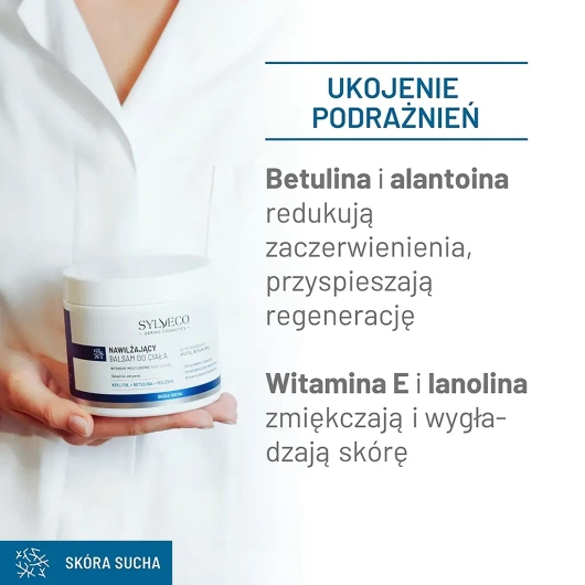 Sylveco Dermo Skóra Sucha Nawilżający balsam do ciała, 400 ml