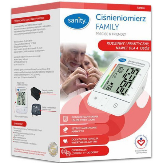 Ciśnieniomierz FAMILY Sanity MD 3150, 1 sztuka