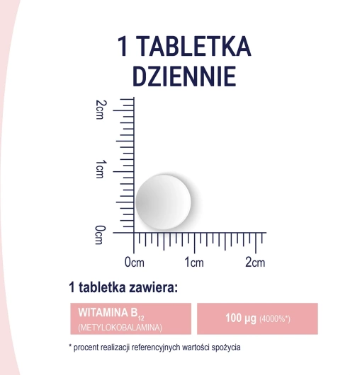 NATURELL Witamina B12 Forte, 60 tabletek do ssania