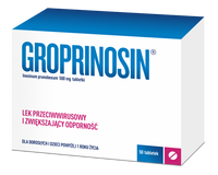 Groprinosin 500mg,  50 tabletek