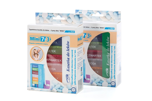 El-Comp Kasetka do dawkowania leków na 7 dni tygodni, 1 sztuka