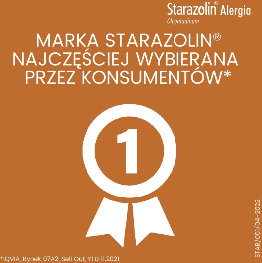 STARAZOLIN ALERGIA krople do oczu 1mg/ml, 5ml