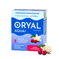 Oryal Aqua+ Wiśnia z nutą wanilii, 14 saszetek