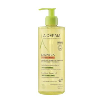 A-DERMA EXOMEGA CONTROL Emolientowy olejek pod prysznic, 500ml