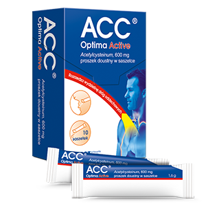 ACC Optima Active 600 mg proszek doustny, 10 saszetek