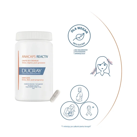 DUCRAY Anacaps Reactiv, 90 sztuk