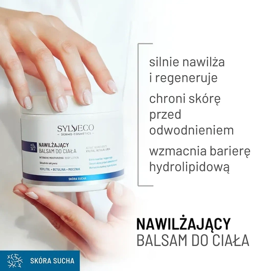 Sylveco Dermo Skóra Sucha Nawilżający balsam do ciała, 400 ml