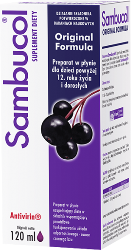 SAMBUCOL ORIGINAL FORMULA płyn 120 ml