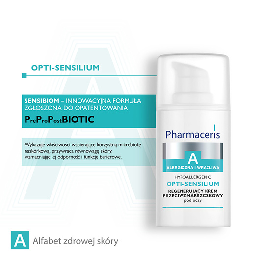 Pharmaceris A Opti-Sensilium Regenerujący krem przeciwzmarszczkowy pod oczy, 15 ml
